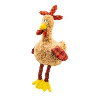 James and Steel Dog Life Rich The Rooster Plush Dog Toy